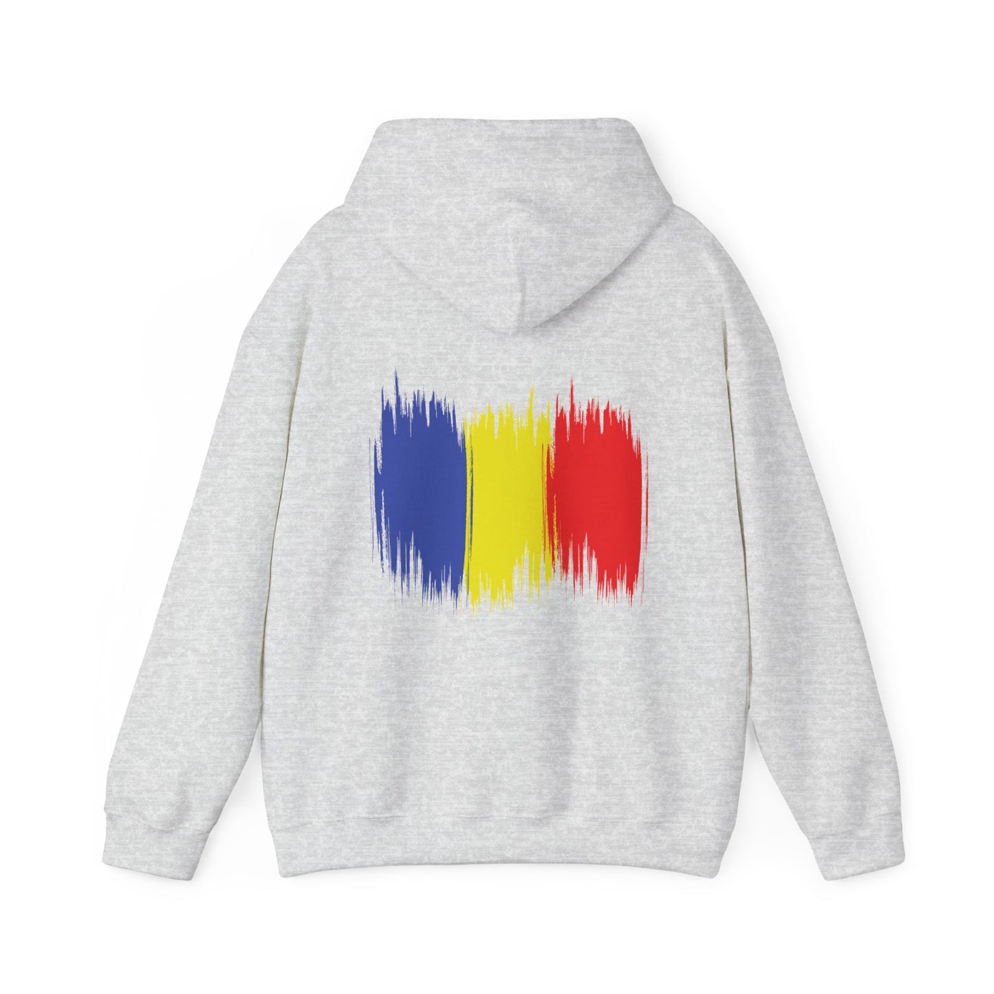 Hooded Sweatshirt with Balkan Princess Logo and Romanian Flag Design