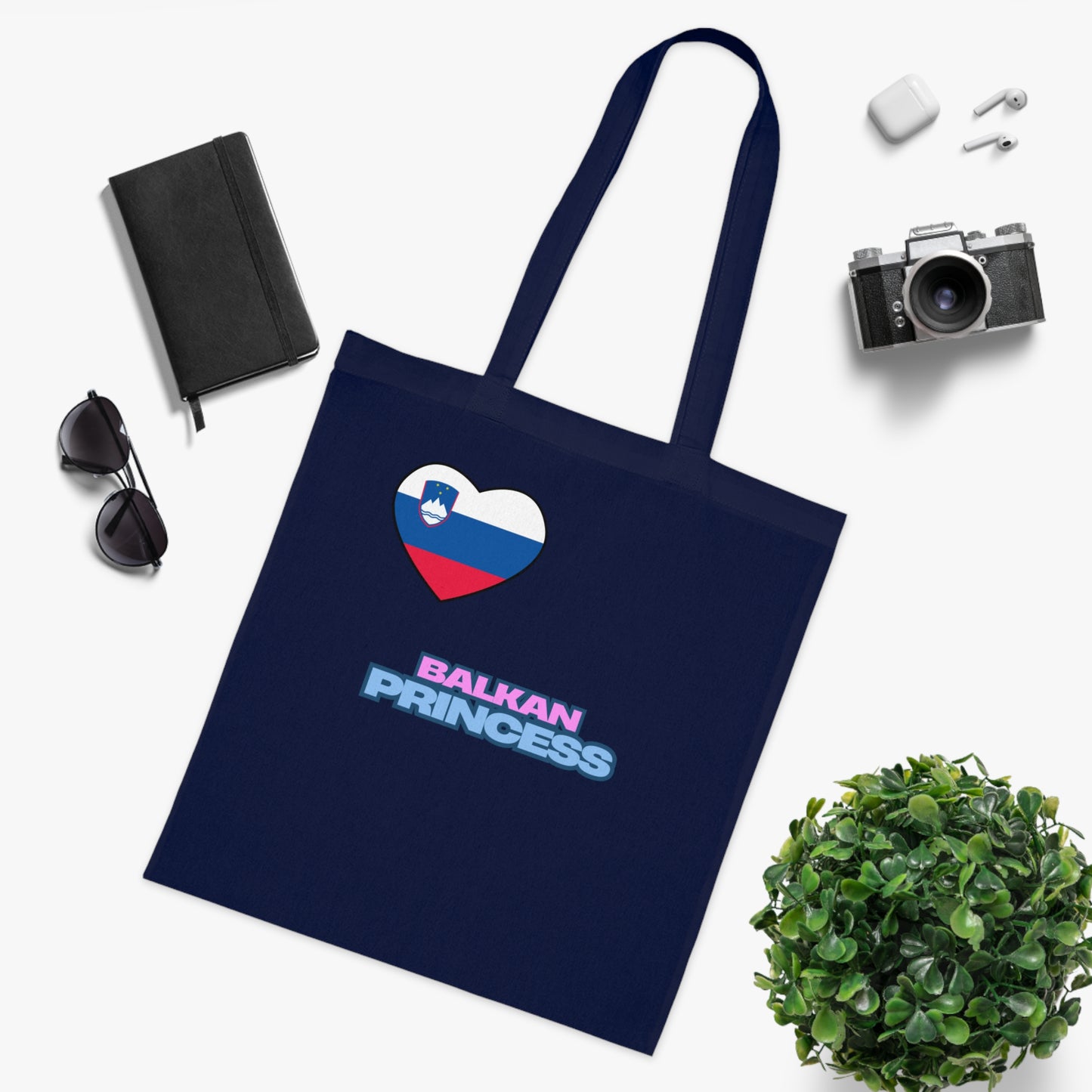 Slovenia Cotton Tote Bag - Stylish and Fun for Everyday Use