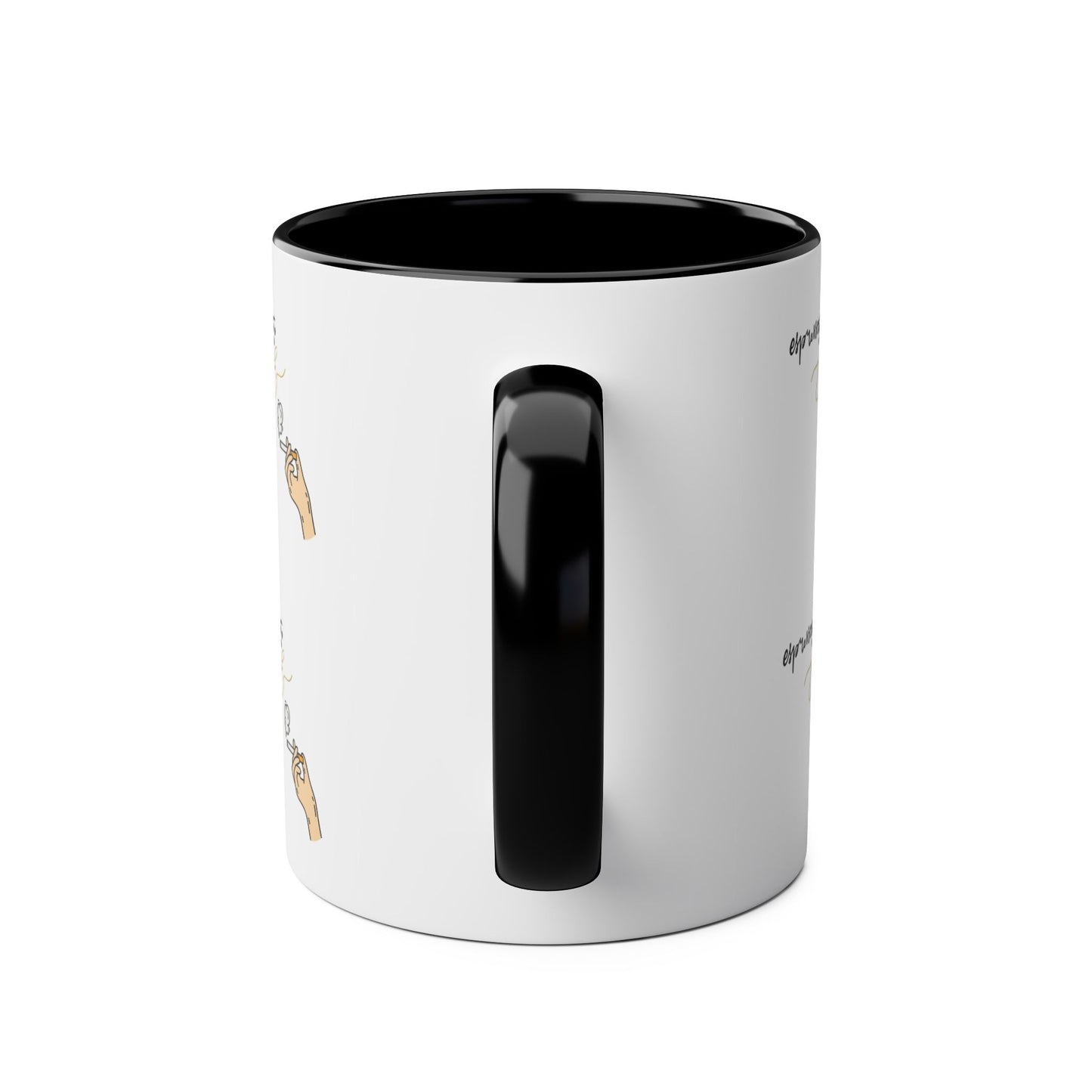 Chic Two-Tone Coffee Mug - Perfect Gift for Coffee Lovers & Unique Espresso Design