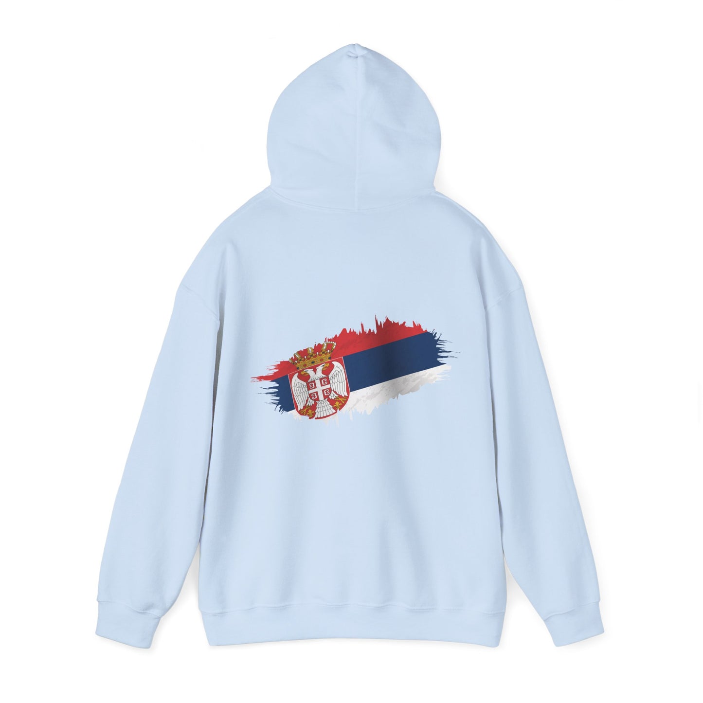 Hooded Sweatshirt - Balkan Princess Logo with Serbian Flag