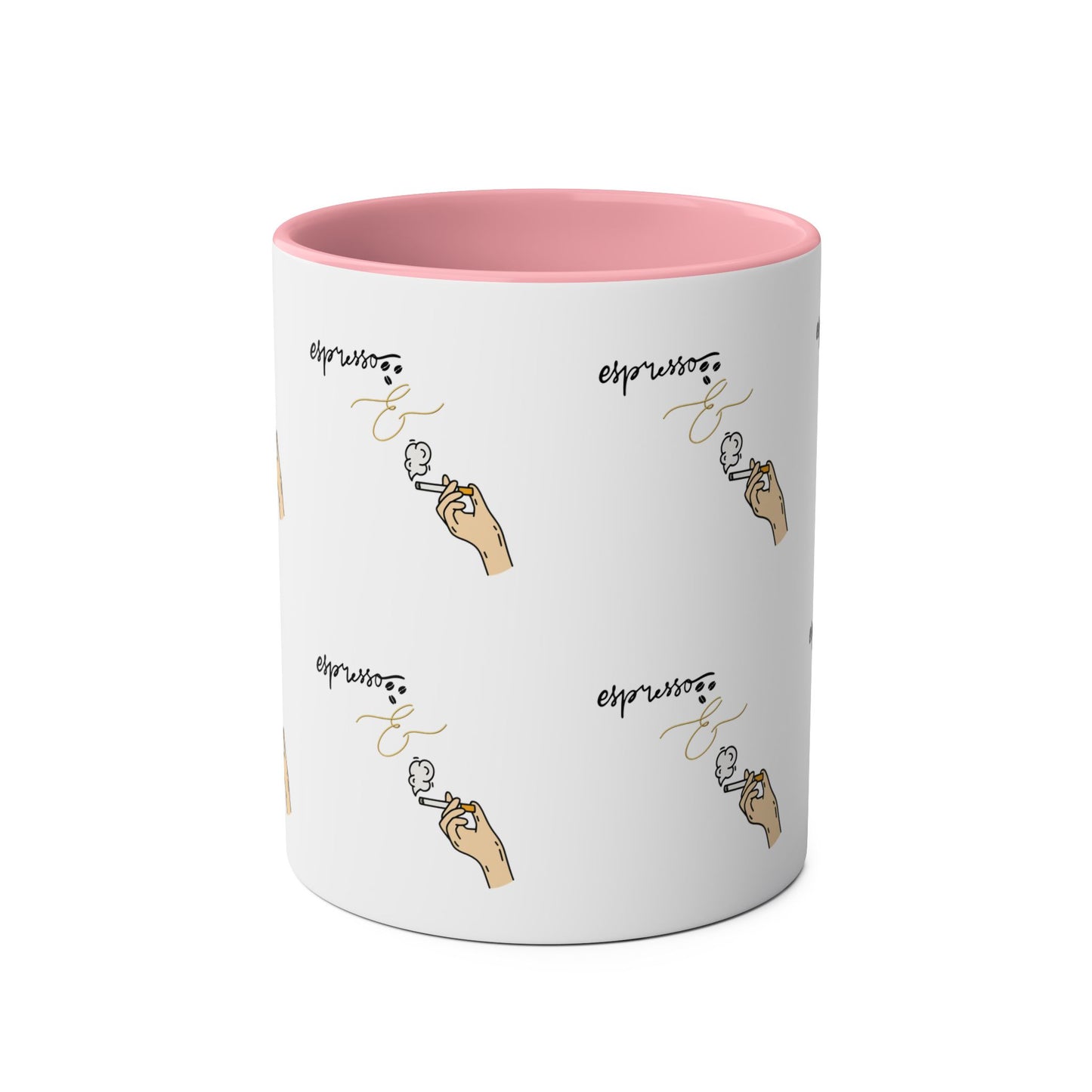 Chic Two-Tone Coffee Mug - Perfect Gift for Coffee Lovers & Unique Espresso Design