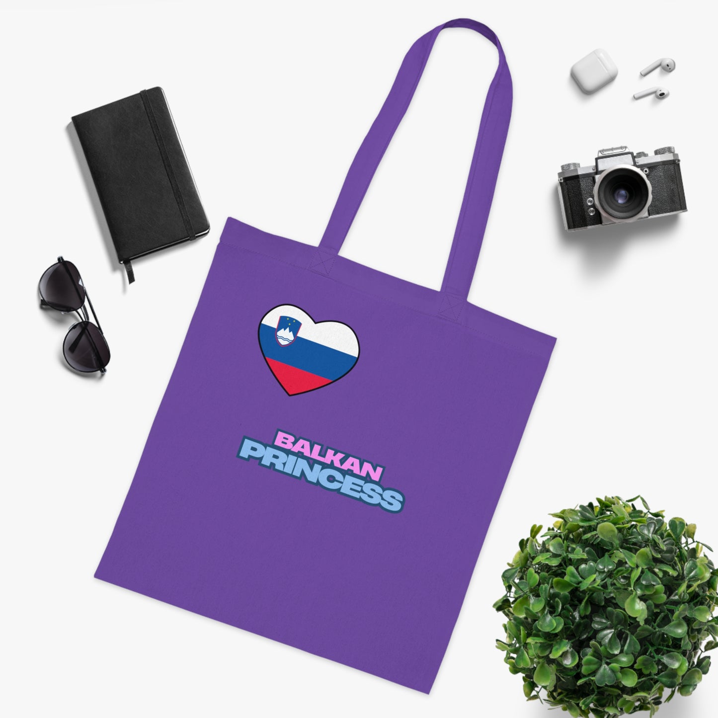 Slovenia Cotton Tote Bag - Stylish and Fun for Everyday Use