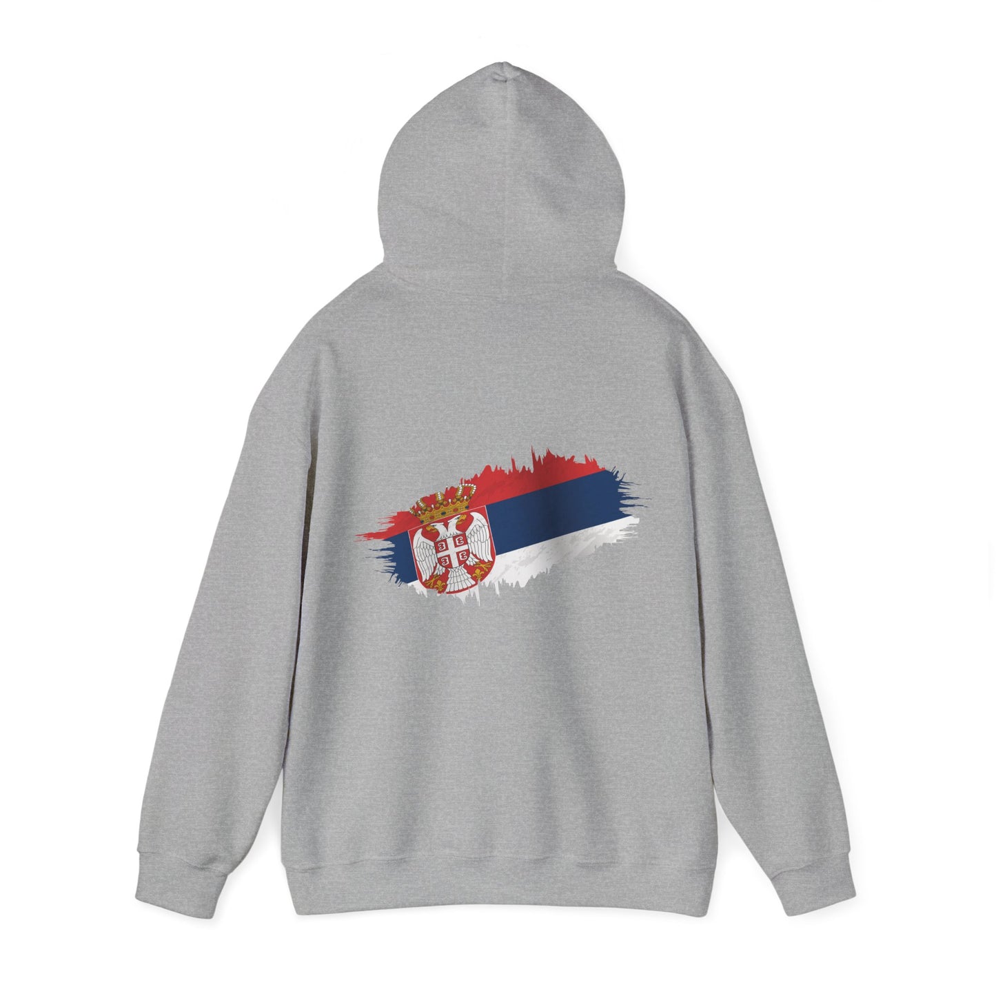 Hooded Sweatshirt - Balkan Princess Logo with Serbian Flag