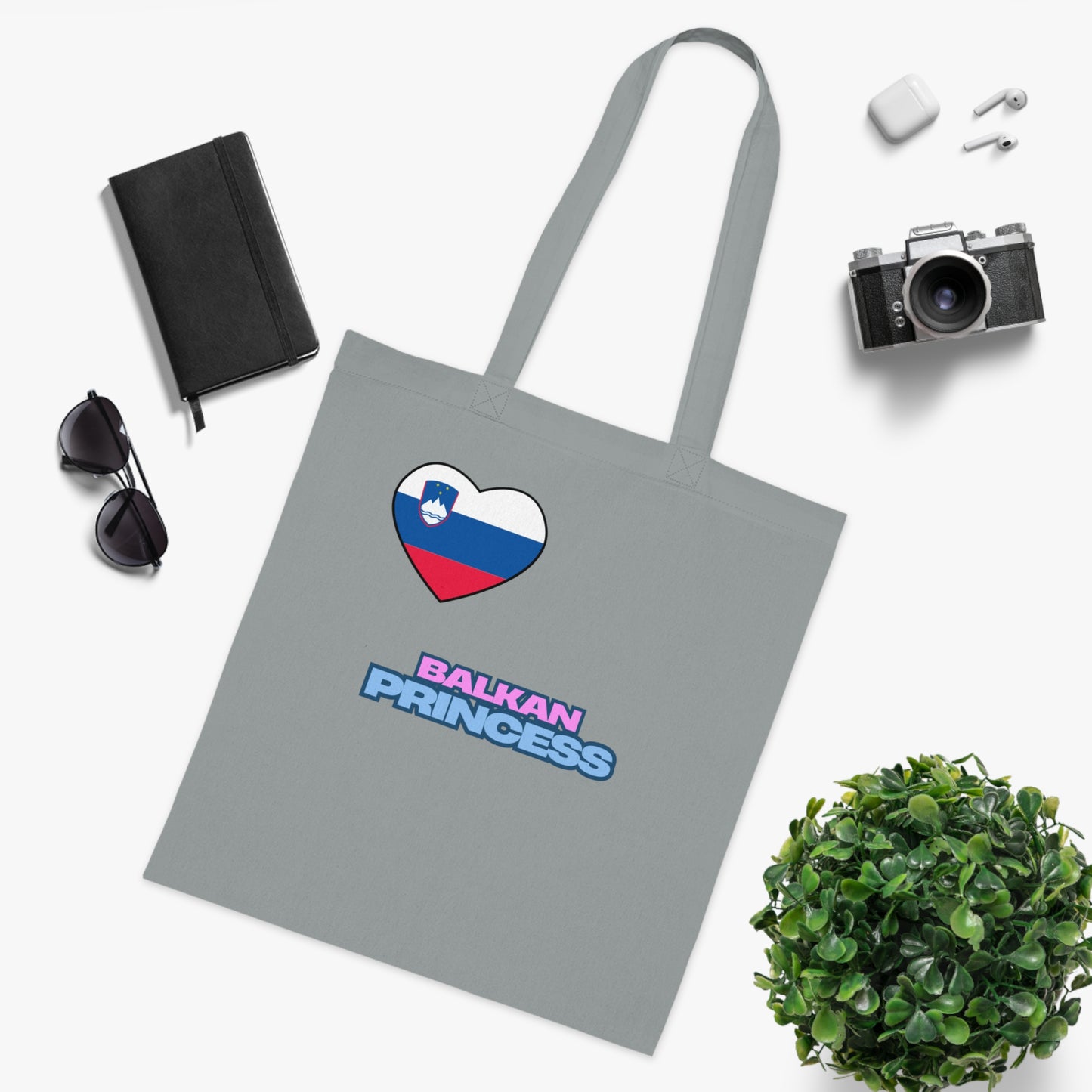 Slovenia Cotton Tote Bag - Stylish and Fun for Everyday Use