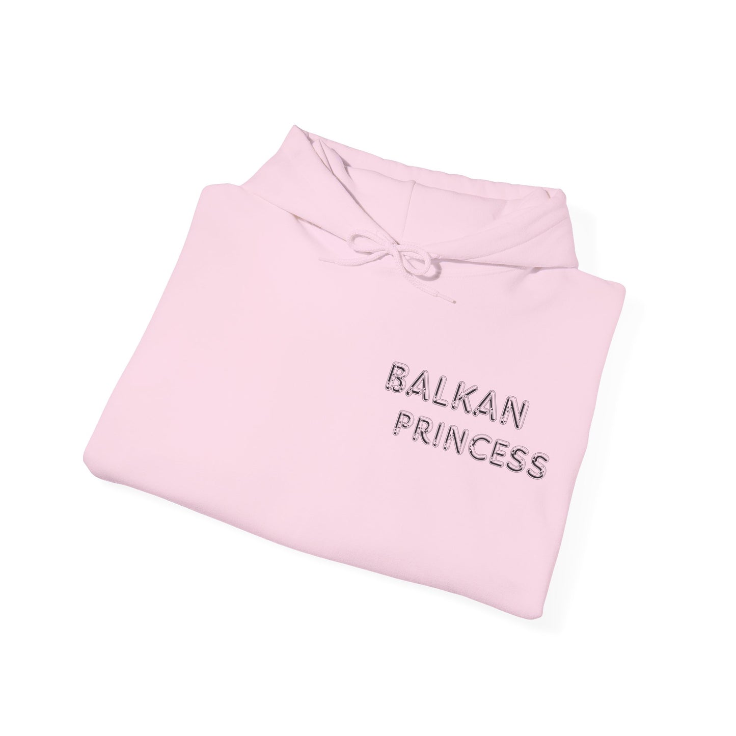 Hooded Sweatshirt - Balkan Princess Logo with Serbian Flag