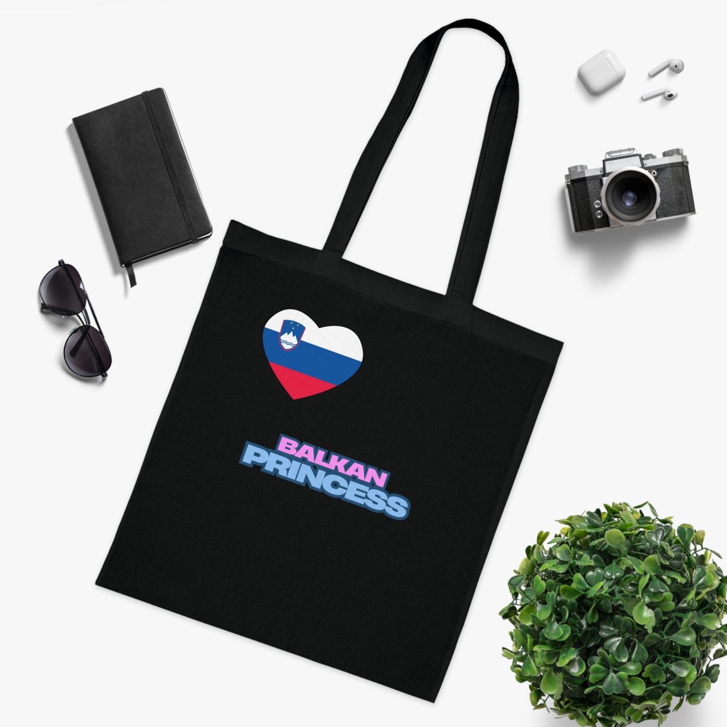 Slovenia Cotton Tote Bag - Stylish and Fun for Everyday Use