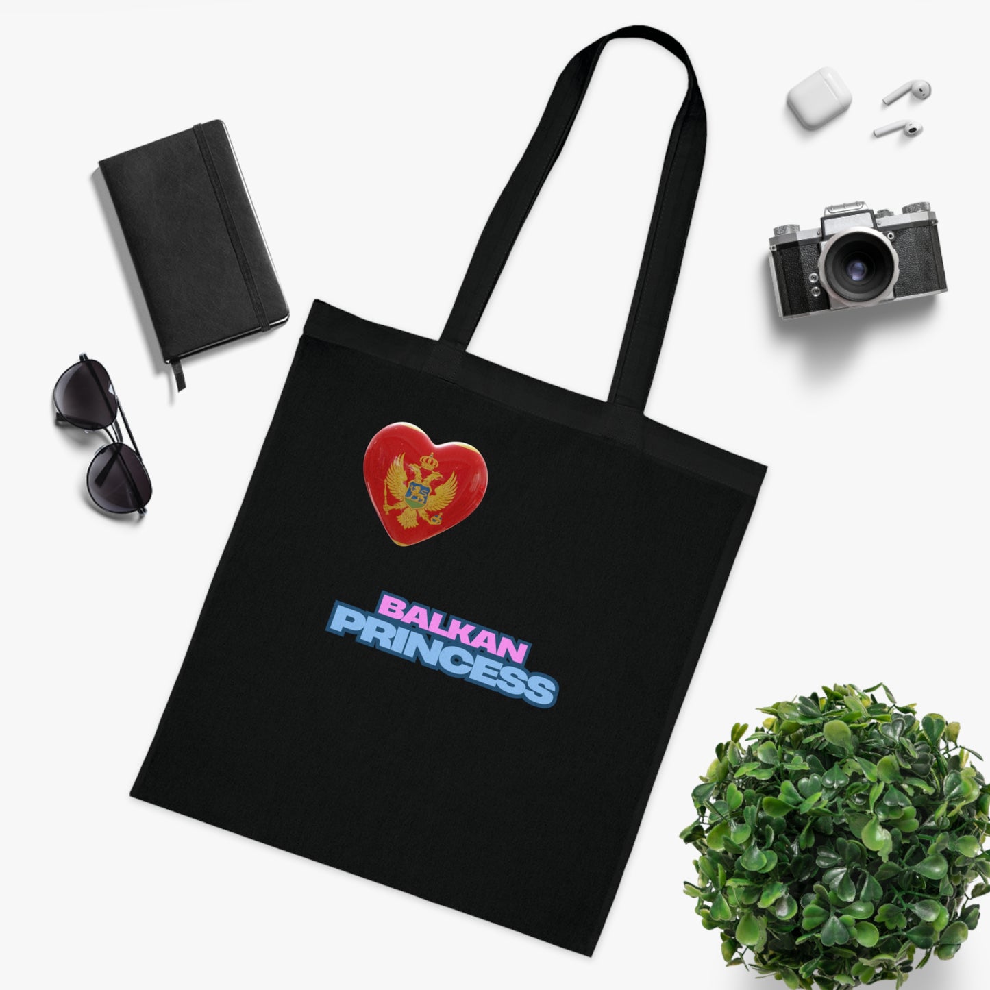 Montenegro Cotton Tote Bag - Fun & Stylish Eco-Friendly Accessory