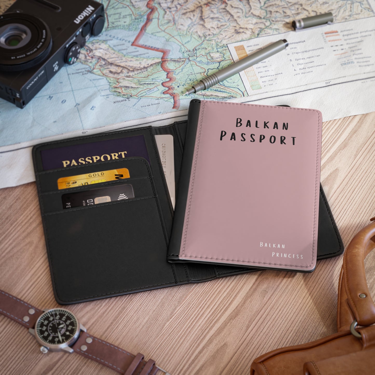 Pink Passport Cover