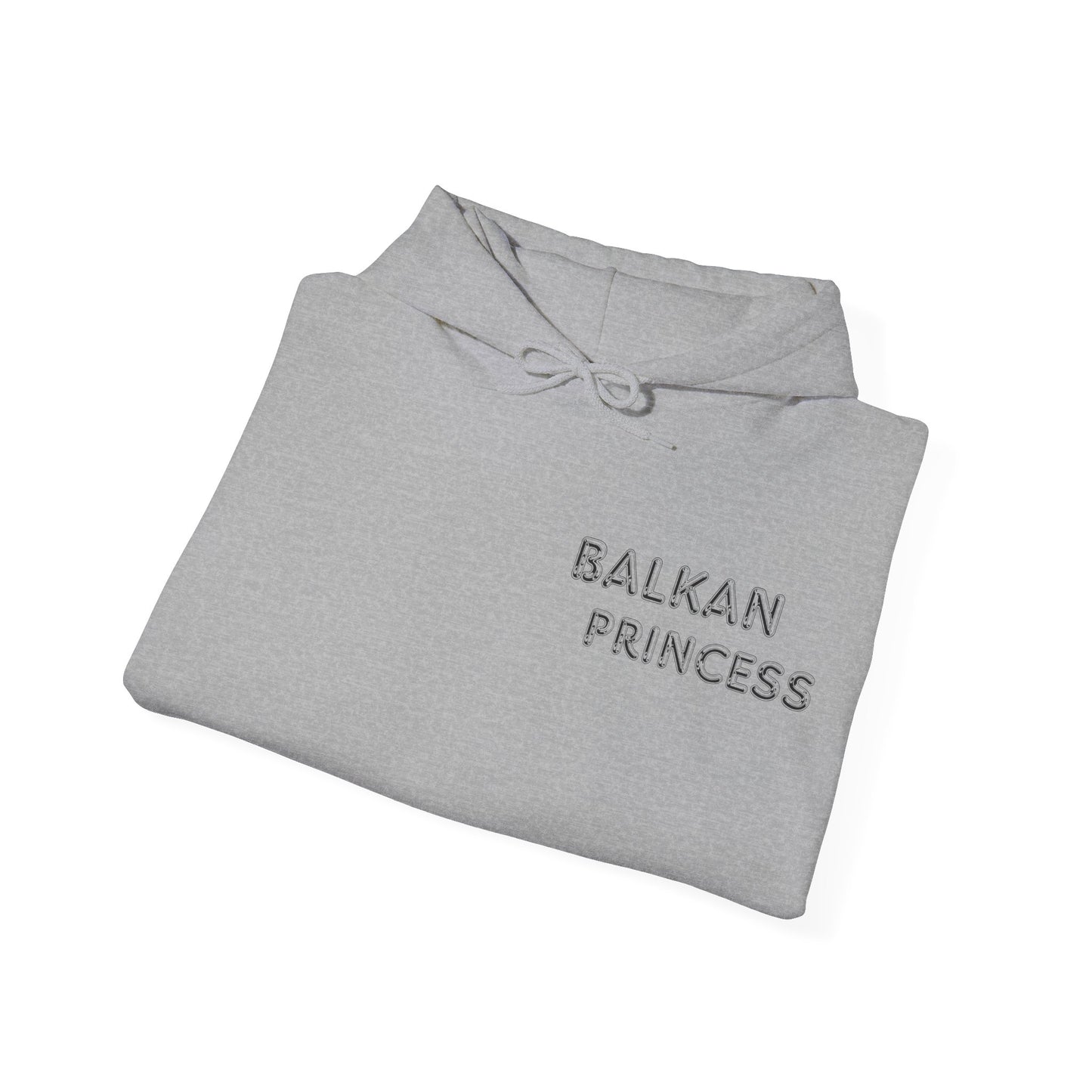 Hooded Sweatshirt - Balkan Princess Logo with Serbian Flag