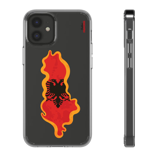 Phone Case - Albanian Fire Cat Design